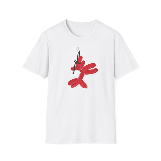 Balloon dog t-shirt with print